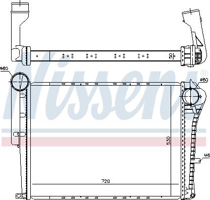 Nissens 97072 - Интеркулер avtolavka.club