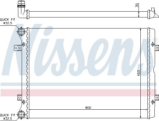 Nissens 65014 - Радіатор, охолодження двигуна avtolavka.club