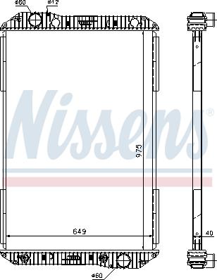 Nissens 625710 - Радіатор, охолодження двигуна avtolavka.club