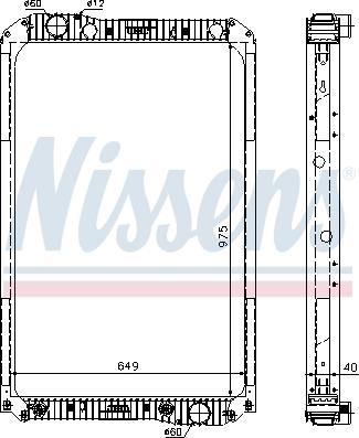 Nissens 62571A - Радіатор, охолодження двигуна avtolavka.club