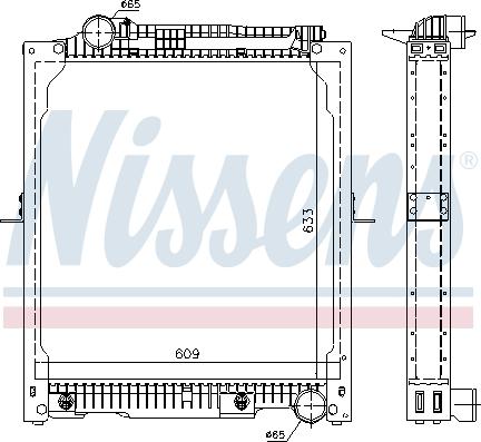 Nissens 62647A - Радіатор, охолодження двигуна avtolavka.club