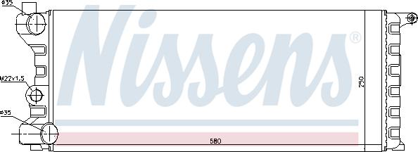 Nissens 690666 - Радіатор, охолодження двигуна avtolavka.club