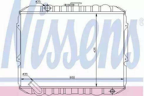 Nissens 67017 - Радіатор, охолодження двигуна avtolavka.club