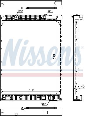 Nissens 67169 - Радіатор, охолодження двигуна avtolavka.club