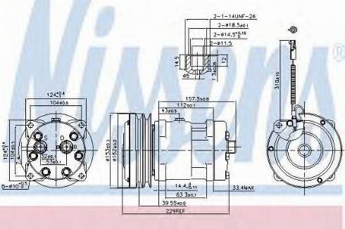 Nissens 89638 - Компресор, кондиціонер avtolavka.club