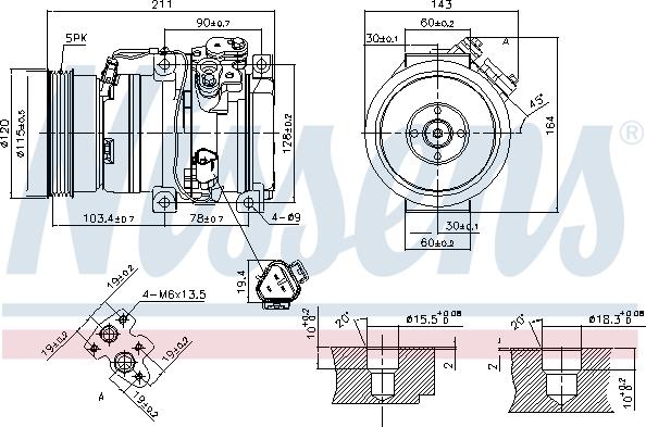 Nissens 890066 - Компресор, кондиціонер avtolavka.club