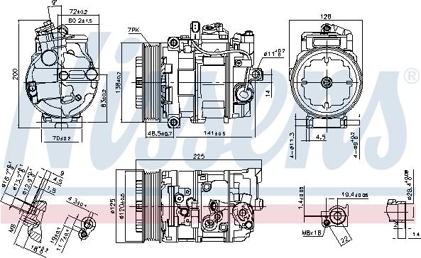 Nissens 890294 - Компресор, кондиціонер avtolavka.club