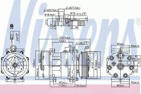 Nissens 89150 - Компресор, кондиціонер avtolavka.club