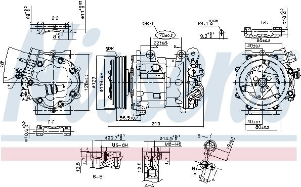 Nissens 89362 - Компресор, кондиціонер avtolavka.club