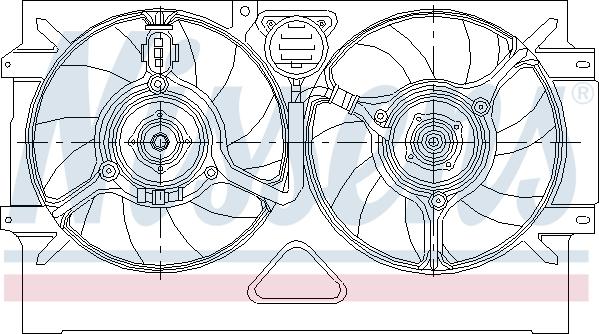 Nissens 85469 - Вентилятор, охолодження двигуна avtolavka.club