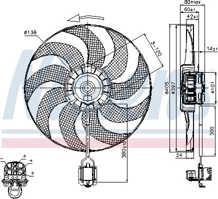 Nissens 85748 - Вентилятор, охолодження двигуна avtolavka.club