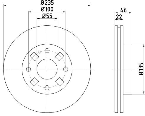 Nisshinbo ND5007 - Гальмівний диск avtolavka.club