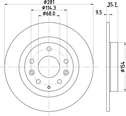 Nisshinbo ND5031 - Гальмівний диск avtolavka.club