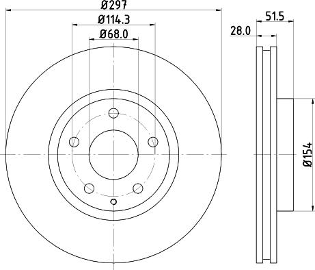 Nisshinbo ND5027K - Гальмівний диск avtolavka.club