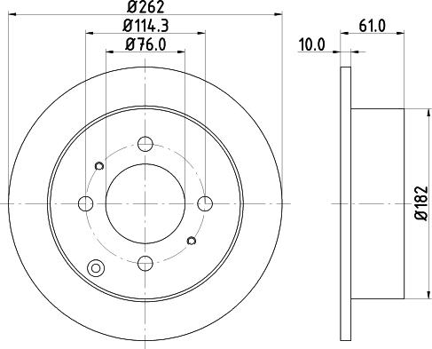 Nisshinbo ND6005 - Гальмівний диск avtolavka.club