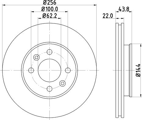 Nisshinbo ND6031K - Гальмівний диск avtolavka.club