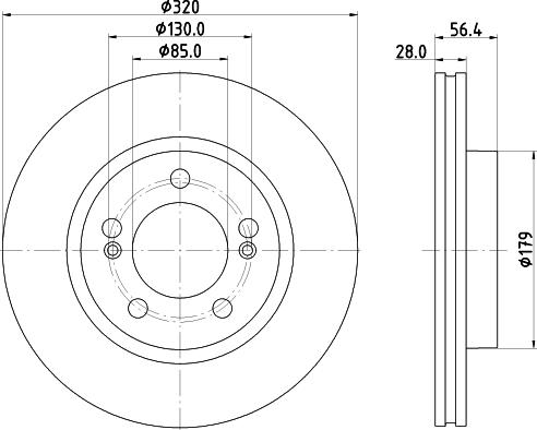 Nisshinbo ND6122K - Гальмівний диск avtolavka.club