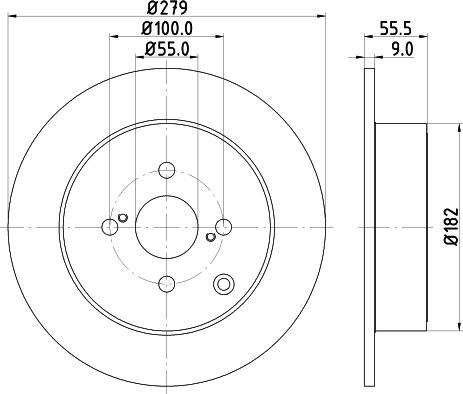 Nisshinbo ND1002K - Гальмівний диск avtolavka.club