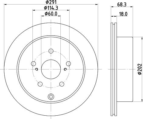 Nisshinbo ND1074K - Гальмівний диск avtolavka.club