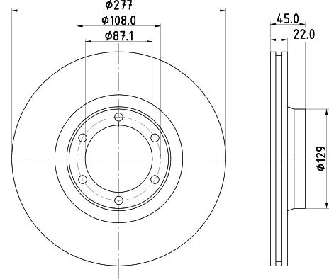 Nisshinbo ND3012K - Гальмівний диск avtolavka.club