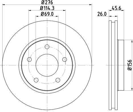 Nisshinbo ND3029K - Гальмівний диск avtolavka.club