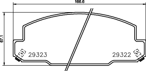 Nisshinbo NP1140SC - Гальмівні колодки, дискові гальма avtolavka.club