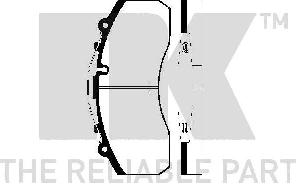 NK 229987 - Гальмівні колодки, дискові гальма avtolavka.club