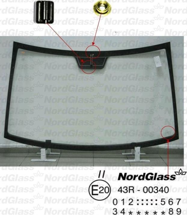 NordGlass 4044995 - Вітрове скло avtolavka.club