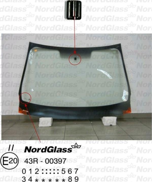 NordGlass 4044481 - Вітрове скло avtolavka.club