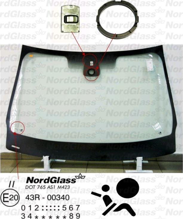 NordGlass 4044482 - Вітрове скло avtolavka.club