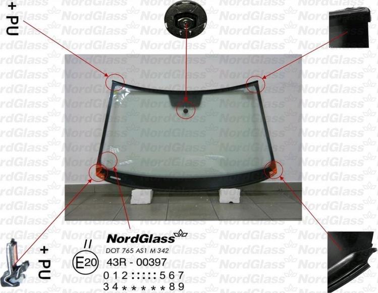 NordGlass 4044508 - Вітрове скло avtolavka.club