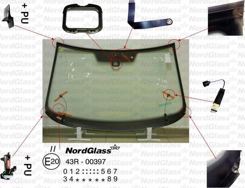 NordGlass 4044514 - Вітрове скло avtolavka.club