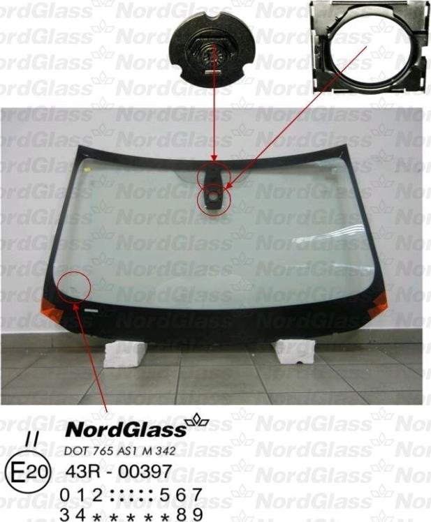 NordGlass 4044583 - Вітрове скло avtolavka.club