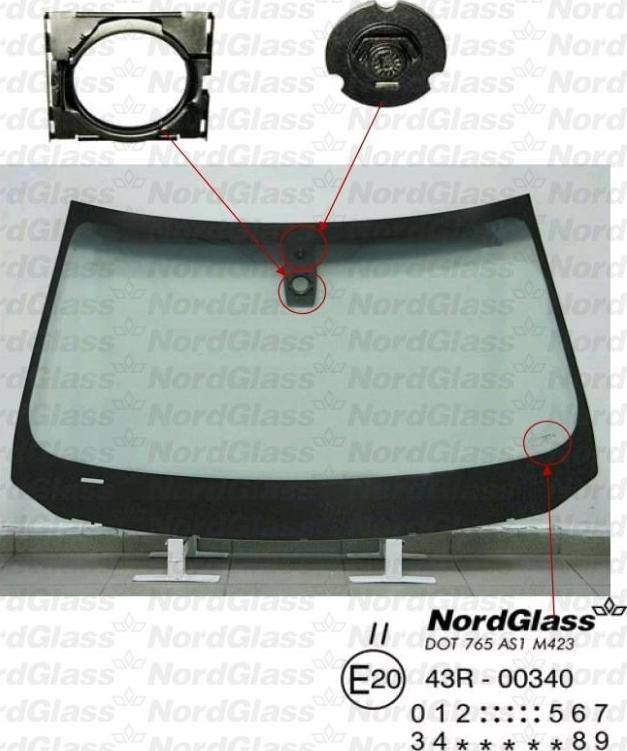 NordGlass 4044582 - Вітрове скло avtolavka.club