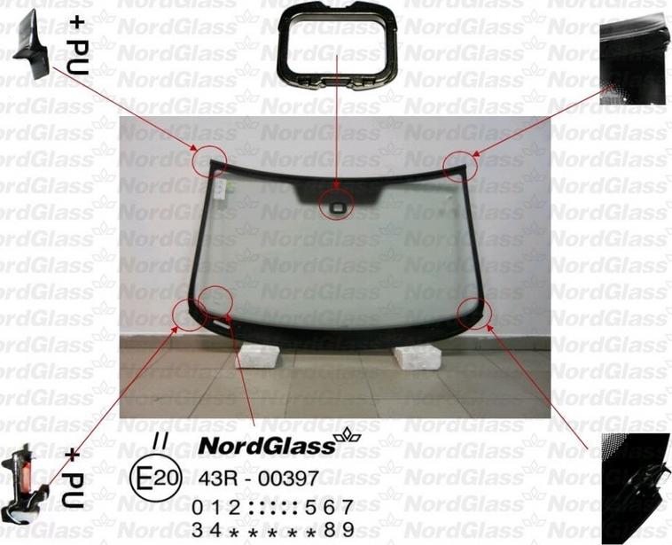 NordGlass 4044629 - Вітрове скло avtolavka.club