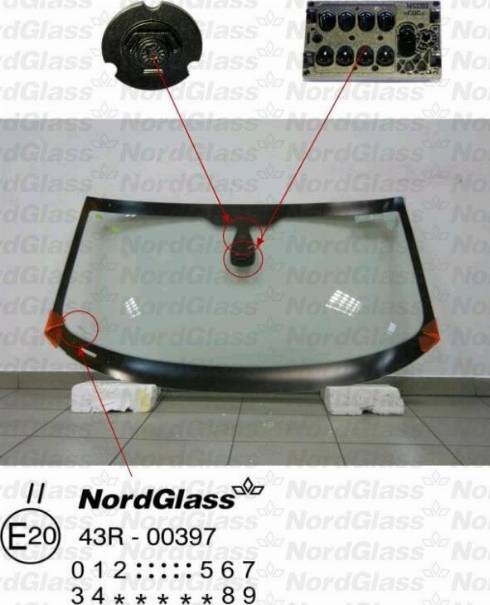 NordGlass 4044068 - Вітрове скло avtolavka.club