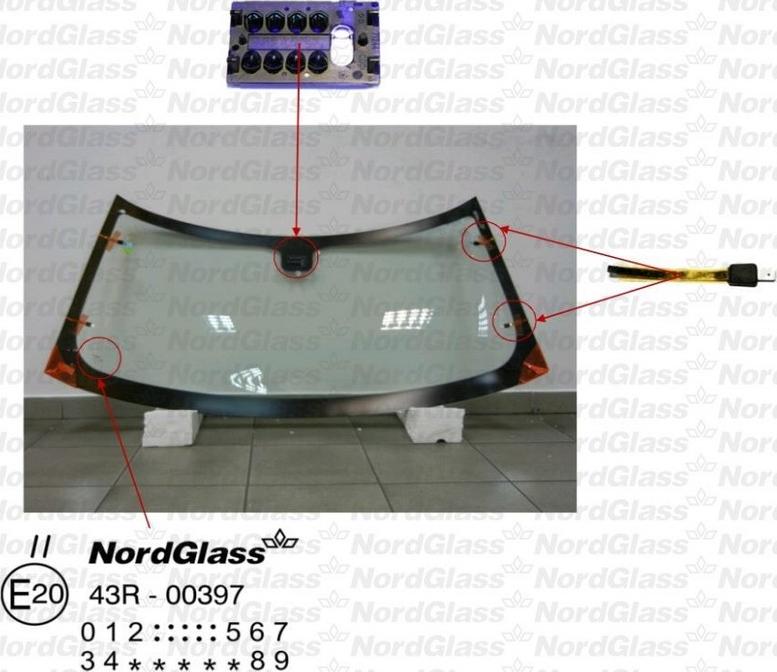 NordGlass 4044000 - Вітрове скло avtolavka.club