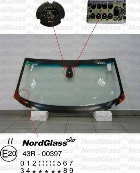 NordGlass 4044001 - Вітрове скло avtolavka.club