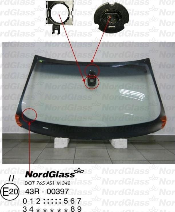 NordGlass 4044194 - Вітрове скло avtolavka.club