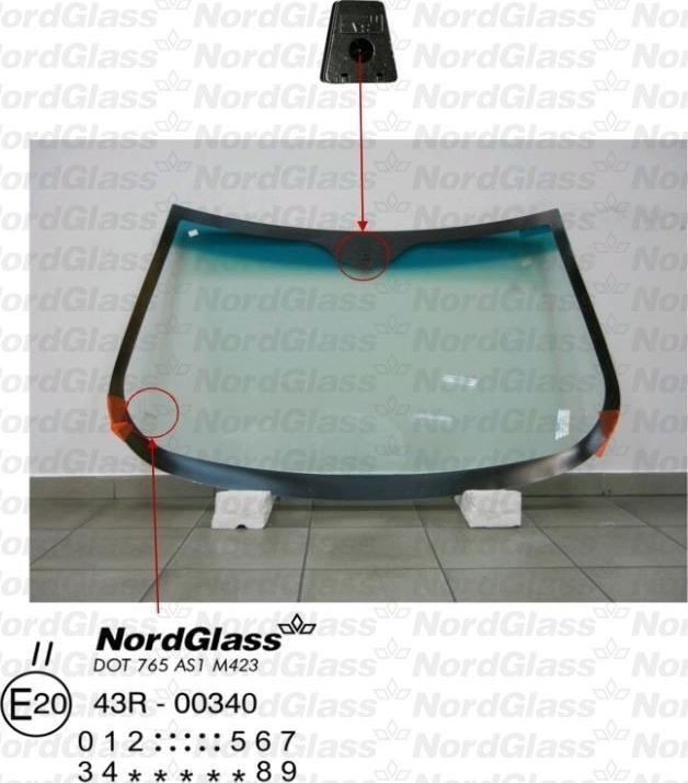 NordGlass 4044169 - Вітрове скло avtolavka.club