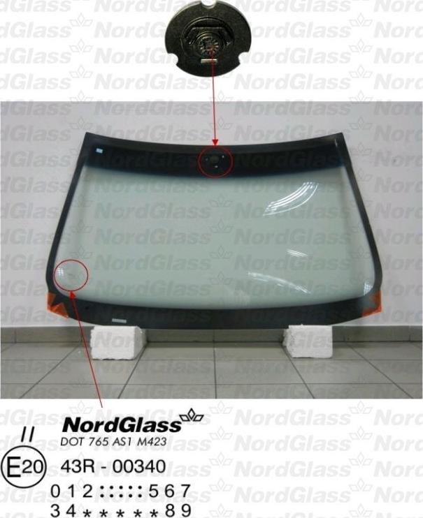 NordGlass 4044117 - Вітрове скло avtolavka.club