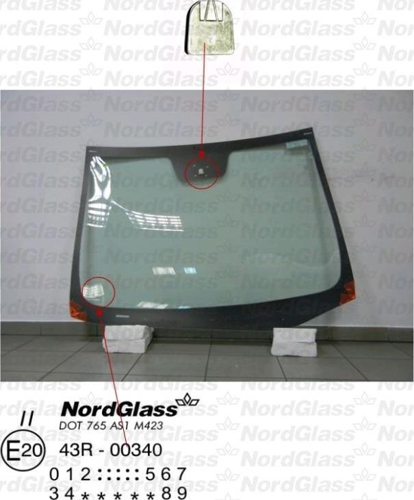 NordGlass 4044831 - Вітрове скло avtolavka.club