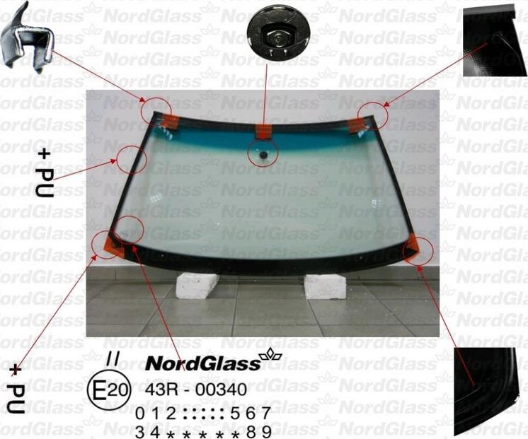 NordGlass 4044368 - Вітрове скло avtolavka.club