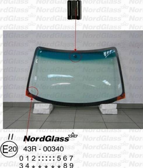 NordGlass 4044335 - Вітрове скло avtolavka.club