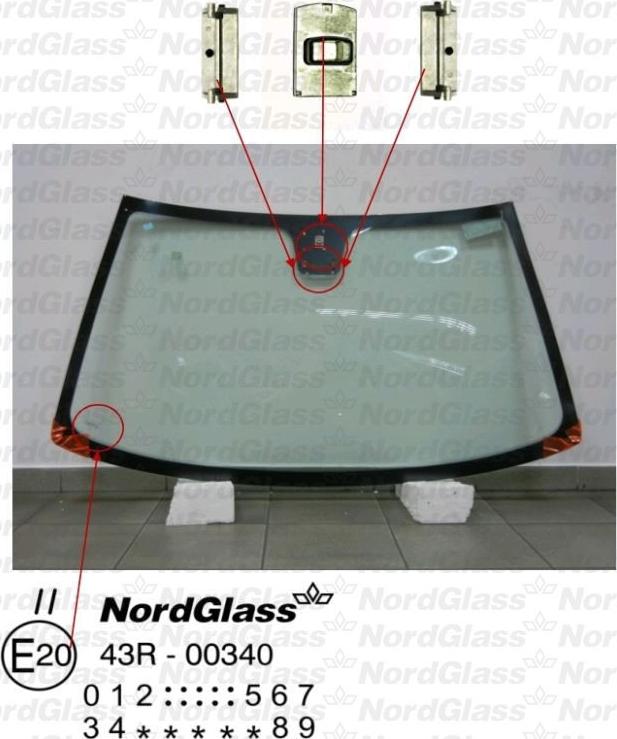 NordGlass 4044247 - Вітрове скло avtolavka.club