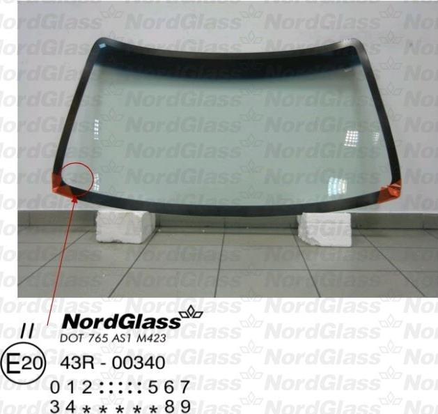 NordGlass 4044207 - Вітрове скло avtolavka.club