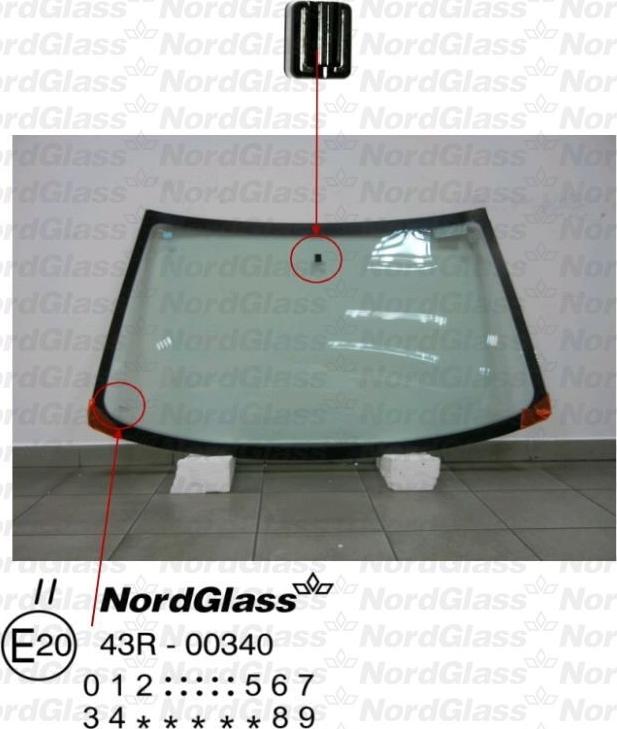 NordGlass 4044766 - Вітрове скло avtolavka.club