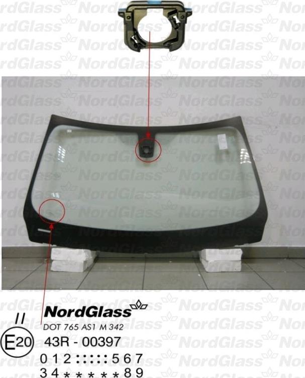 NordGlass 4044723 - Вітрове скло avtolavka.club