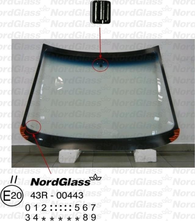 NordGlass 4045420 - Вітрове скло avtolavka.club