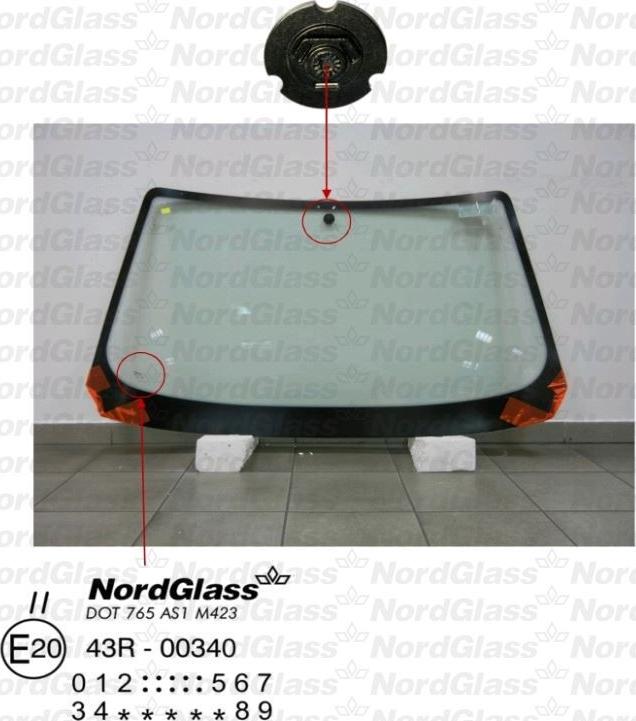 NordGlass 4045075 - Вітрове скло avtolavka.club